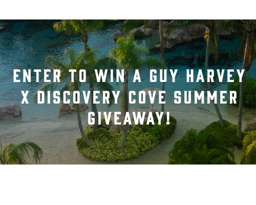 Guy Harvey Discovery Cove Giveaway - Win A Mini-Getaway In SeaWorld Orlando