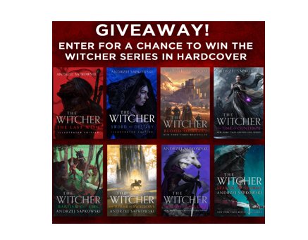 Hachette Books The Witcher Series Giveaway - Win The Witcher Series In Hardcover