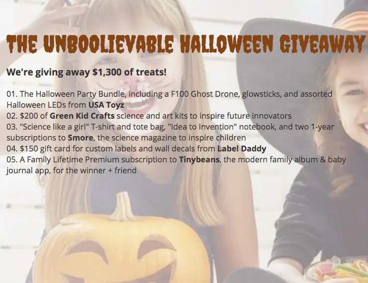 Halloween Party Giveaway