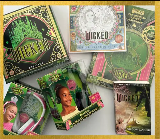 HarperCollins Wicked Fan Sweepstakes – Win 2 Pairs Of Wicked - Inspired Headphones, A Coloring Book, A Board Game & More