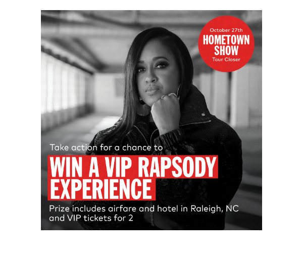 HeadCount Be Good To Vote With Rapsody - Win A Trip For 2 To Watch Rapsody Live