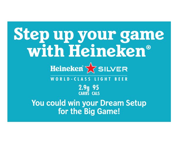 Heineken Silver Setup Sweepstakes - Win A Smart TV, Gift Cards & More