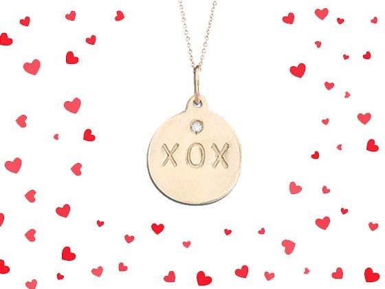 Helen Ficalora 14k Yellow Gold XOX Necklace! Sweepstakes