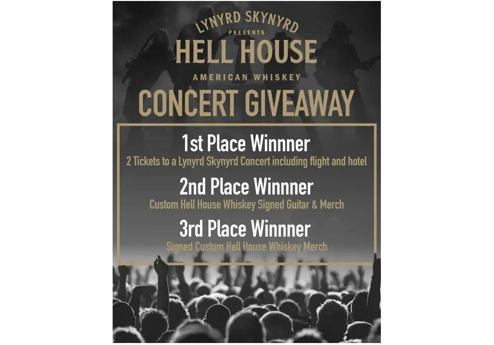 Hell House American Whiskey Concert Giveaway - Win A Trip For 2 To A Lynyrd Skynyrd Concert & More