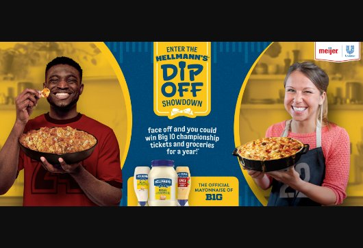 Hellmann’s Dip Off Showdown Contest – Win Free Groceries For A Year & More (5 Winners)