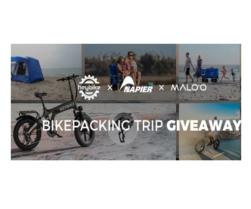 HeyBike Bikepacking Trip Giveaway - Win An Ebike, Helmet, Tent & More