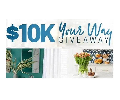 HGTV $10K Your Way Giveaway – Win $10,000 Cash!