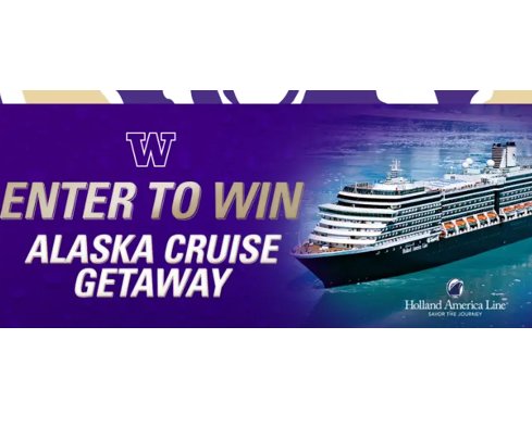 Holland America Line Alaska Cruise Getaway Sweepstakes – Win A 7-Day Holland America Line Cruise To Alaska