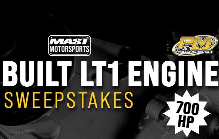 Holley LT Engine Sweepstakes - Win A $35,000 LT1 Engine