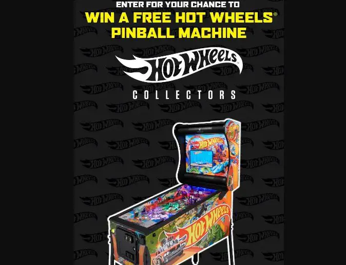 Hot Wheels 2024 Kroger Pinball Sweepstakes - Win A Hot Wheels Pinball Machine