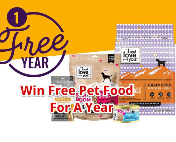 I and Love and You Year of Pet Food Giveaway - Win Free Pet Food For A Year