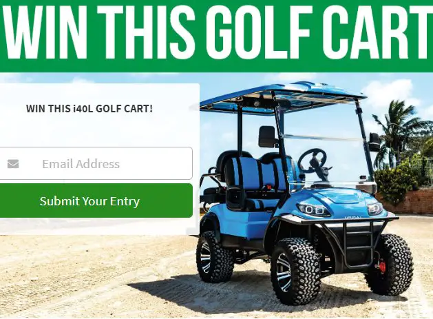 ICON EV Golf Cart Giveaway - Win A $10,000 ICON i40L Golf Cart