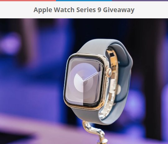 iDropNews Apple Watch Series 9 Giveaway - 1 Apple Watch Series 9 Up For Grabs!