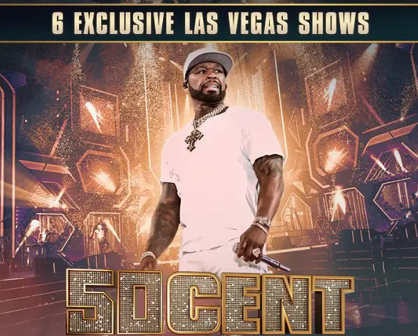 iHeartRadio 50 Cent Las Vegas Residency Sweepstakes - A $3,000 Trip For 2 To Las Vegas For A 50 Cent Concert