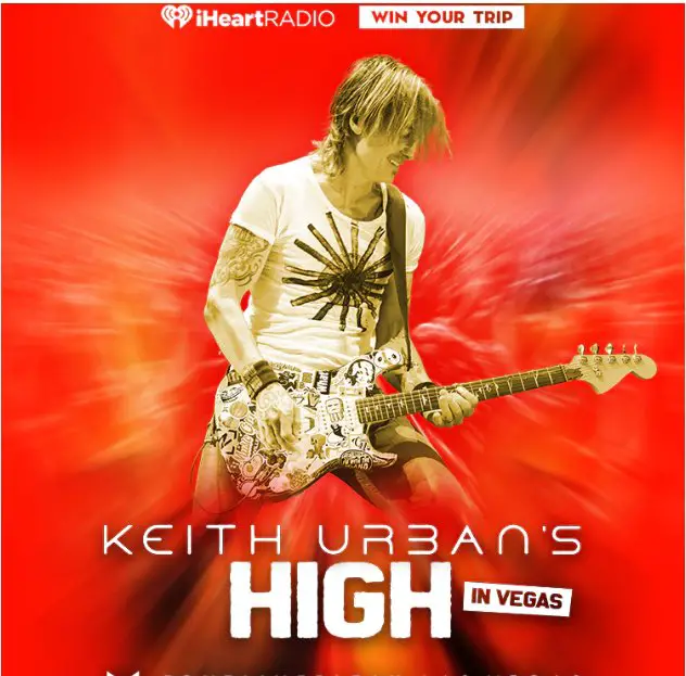 iHeartRadio Keith Urban At Fontainebleau Las Vegas Sweepstakes – Win A Trip For 2 To See Keith Urban At Fontainebleau Las Vegas