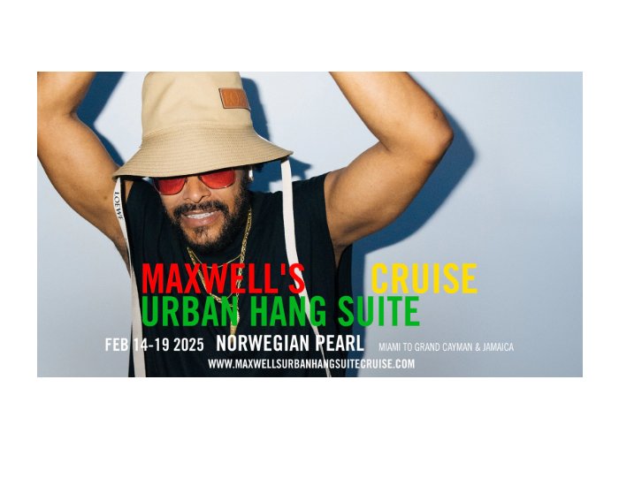 IHeartRadio Maxwell Urban Hang Suite Cruise 2025 National Flyaway Sweepstakes - Win A Cruise For 2 With Maxwell