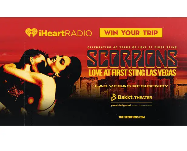 IHeartRadio Scorpions Giveaway - Win Your Trip To See Scorpions Love At First Sting In Las Vegas