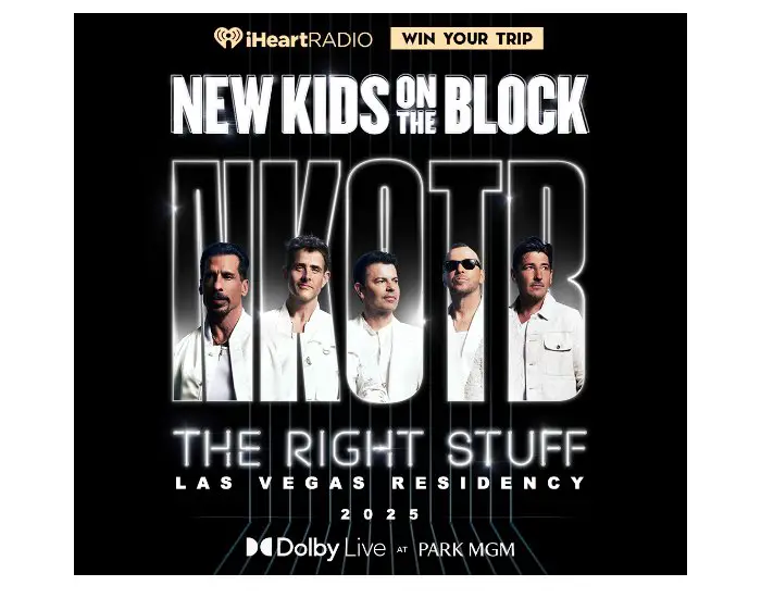 IHeartRadio Ultimate Las Vegas Flyaway With New Kids On The Block Sweepstakes - Win A Trip For 2 To Las Vegas & More