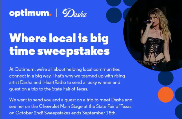 iHeartRadio Where Local is Big Time Sweepstakes – Win A Trip For 2 To Attend The Texas State Fair In Dallas (6 Winners)