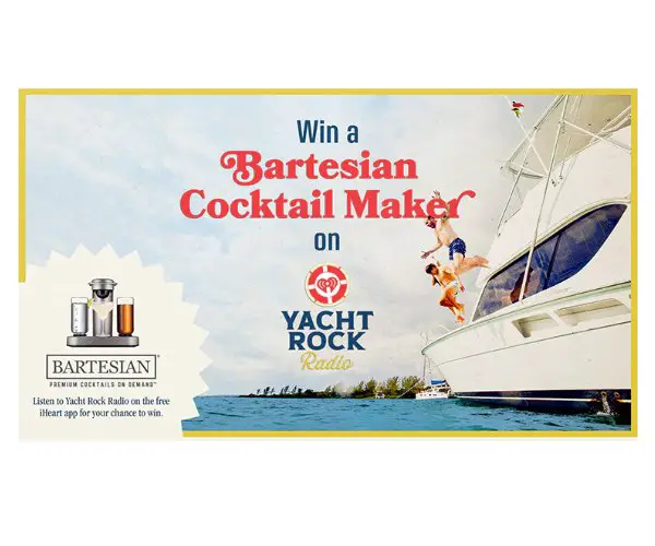 IHeartRadio Yacht Rock Bartesian Cocktail Maker Sweepstakes - Win A Cocktail Maker (5 Winners)