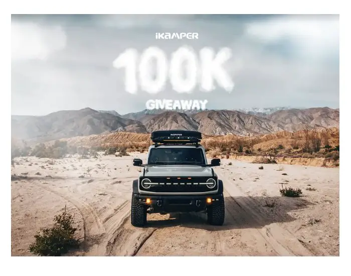 IKamper 100K Giveaway - Win A Roof Top Tent