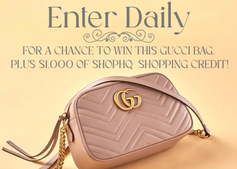 iMedia Brands SHOPHQ Luxury Sweepstakes - Win A Gucci Bag + $1,000 SHOPHQ Credit