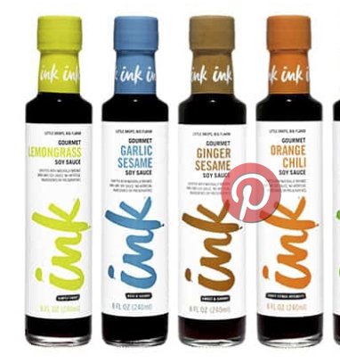 Ink Gourmet Flavored Soy Sauce Bundle Giveaway