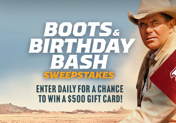 INSP.com Boots & Birthday Bash Sweepstakes - Win A $500 Gift Card For Boots {4 Winners}