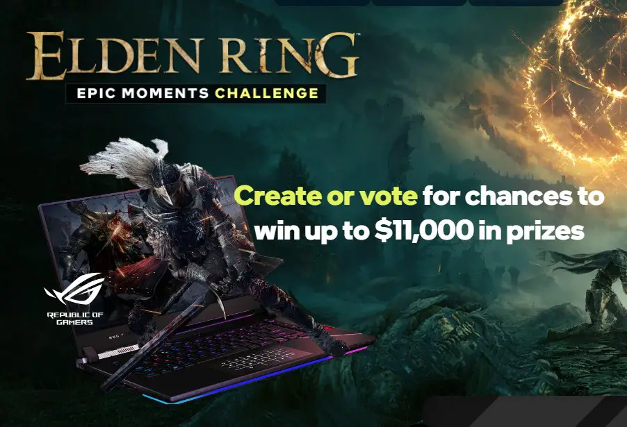 Intel Elden Ring Giveaway - Win A $3,500 ASUS Gaming Laptop