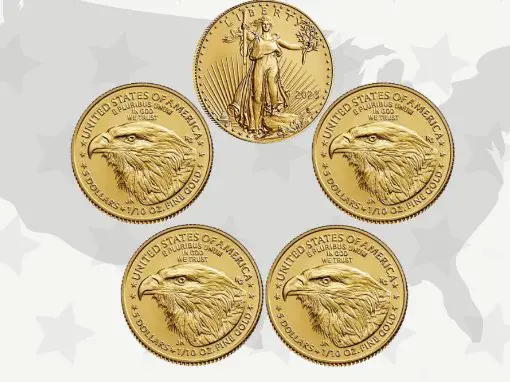 Investor Crate 1/10th oz American Gold Eagle Giveaway - Win A $250 Gold Coin {5 Winners}