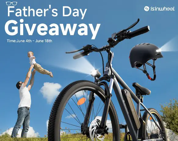 isinwheel Father's Day Giveaway - Win An $800 Electric Bike