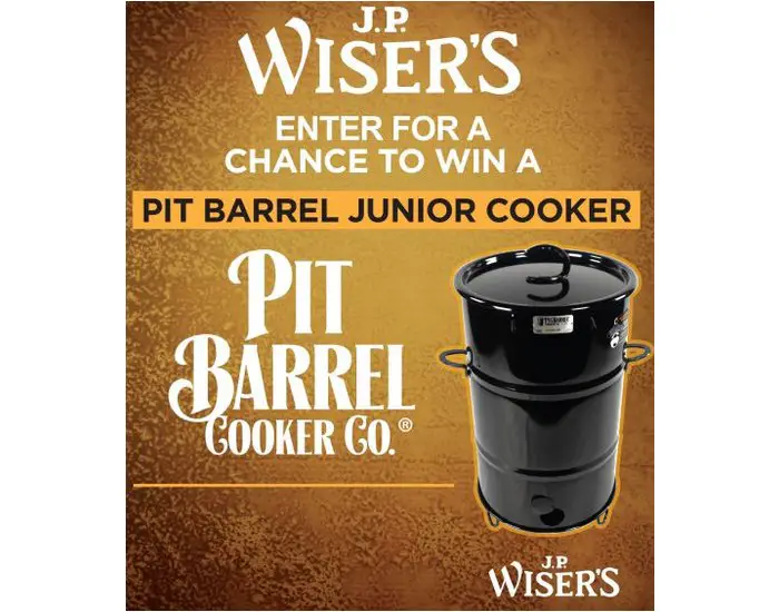 J.P. Wiser's Pit Barrel Cooker Sweepstakes 2023 - Win A Pit Barrel (Limited States)