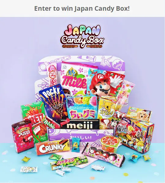 Japanese Candy Box Sweepstakes