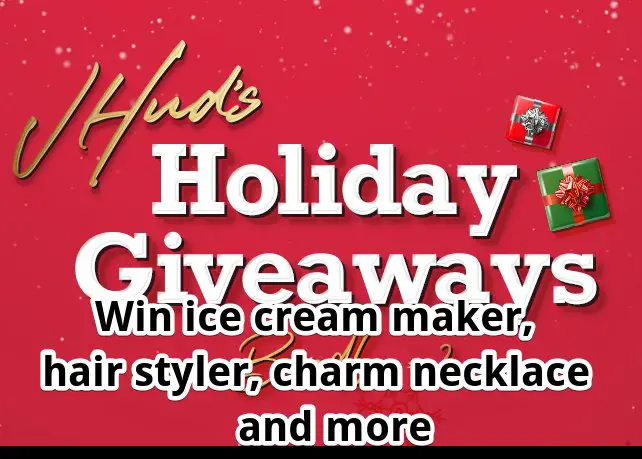 Jennifer Hudson Show Holiday Giveaways Bundle #2 - Win ice cream maker, hair styler, charm necklace and more