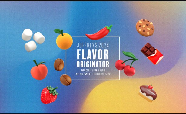 Joffrey’s Flavor Originator Sweepstakes – Win 1-Year Supply Of Joffrey’s Flavored Coffee (5 Winners)