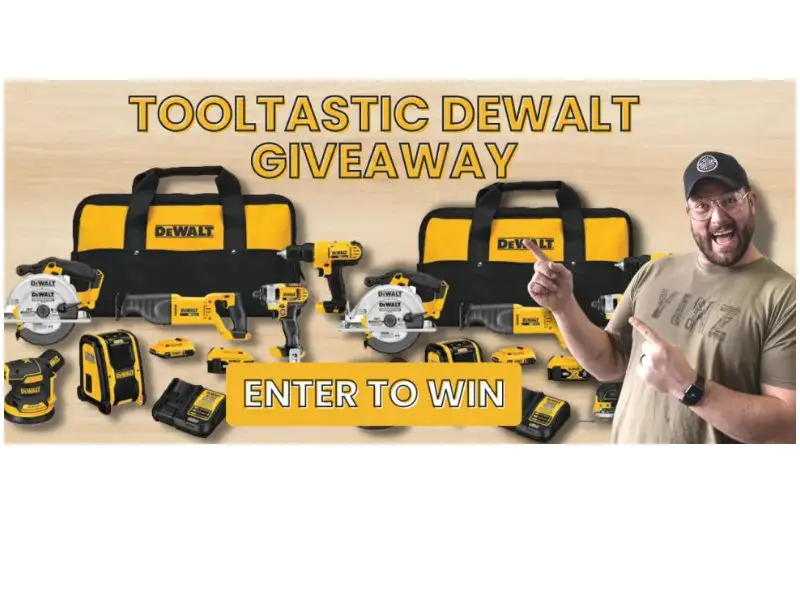 John Malecki Tooltastic DeWalt Giveaway - Win A Cordless 7-Tool Combo Kit