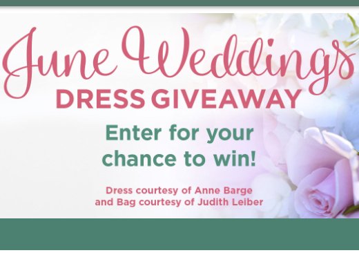 June Weddings Dress Giveaway