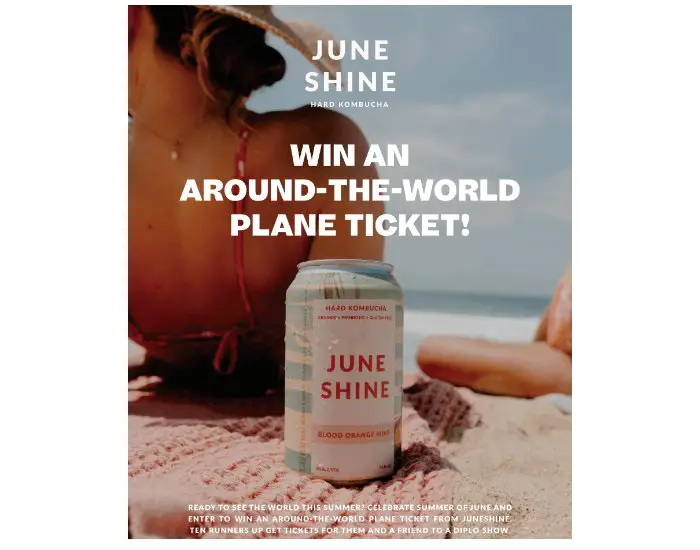 Juneshine Trip Around The World Sweepstakes - Win $3,000 & More