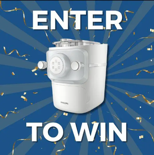 Just A Pinch Smart Pasta Maker Sweepstakes - Enter For A Chance To Win A Philips Smart Pasta Maker