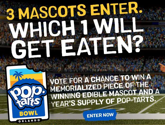 Kellogg's Pop-Tarts Bowl Sweepstakes - Win Free Pop Tarts For A Year & More