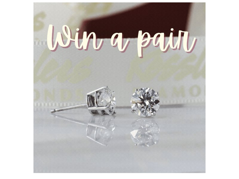 Kesslers Diamonds Win One, Give One Diamond Studs Giveaway - Win Two Pairs Of Diamond Earrings