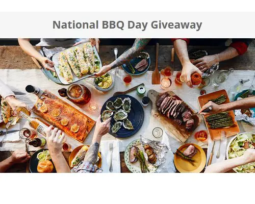 Kinder's National BBQ Day Giveaway - Win A Wood Pellet Grill, BBQ Sauce, Seasonings And More