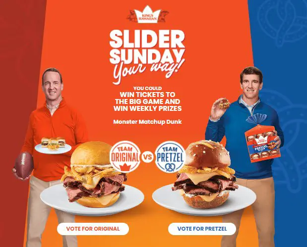 King’s Hawaiian Slider Sunday Giveaway - Win A Trip For 2 To The 2025 Big Game In New Orleans