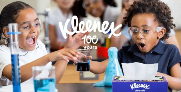 Kleenex's 100th Anniversary Contest – Win $100,000 Or $4,000 Donation Of School Supplies (101 Winners)