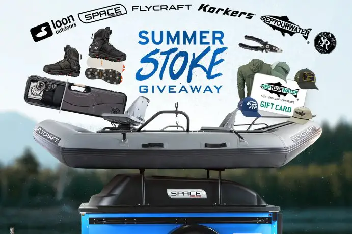 Korkers Summer Stoke Giveaway - Win An Inflatable Fishing Boat, Trailer & More