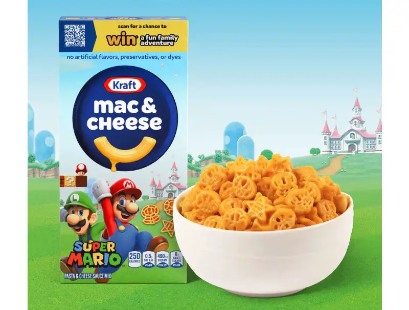 Kraft Mac & Cheese Super Mario Power Up Pursuit - Win A Family Trip For 4 To California