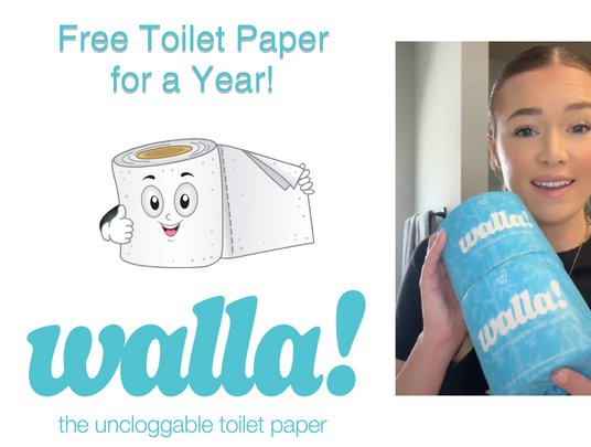 Krazy Klean Walla Toilet Paper Giveaway - Win Free Toilet Paper For A Year