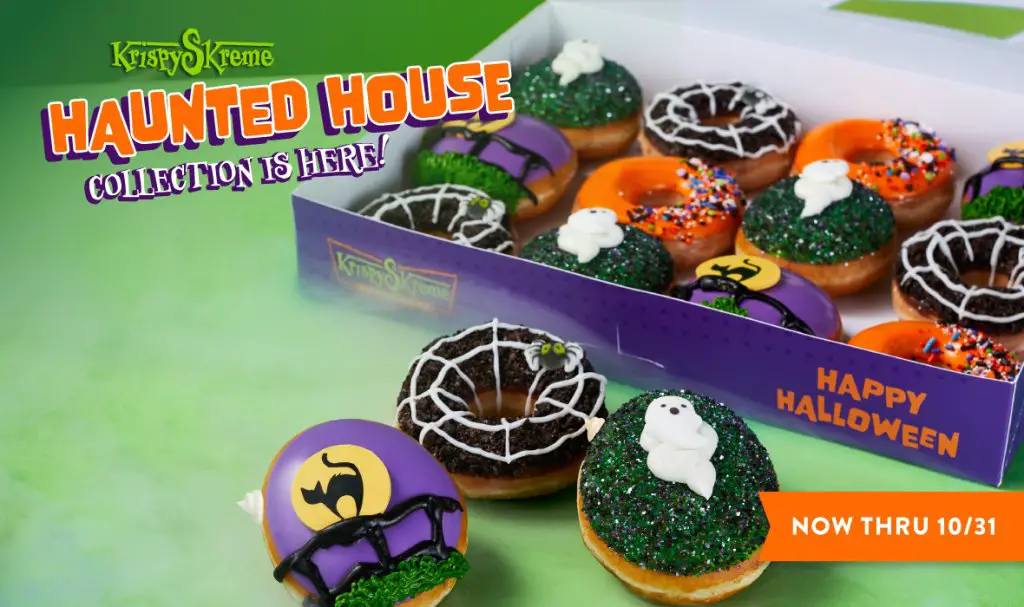 Krispy Kreme Halloween Giveaway -  Get A Free Donut In The Krispy Skreme Haunted House Collection Giveaway