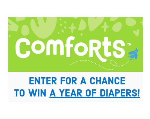 Kroger Comforts Sweepstakes - Win Free Diapers For A Year