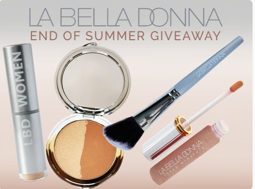 La Bella Donna End Of Summer Giveaway – Win A La Bella Donna Ultimate Summer Package (3 Winners)